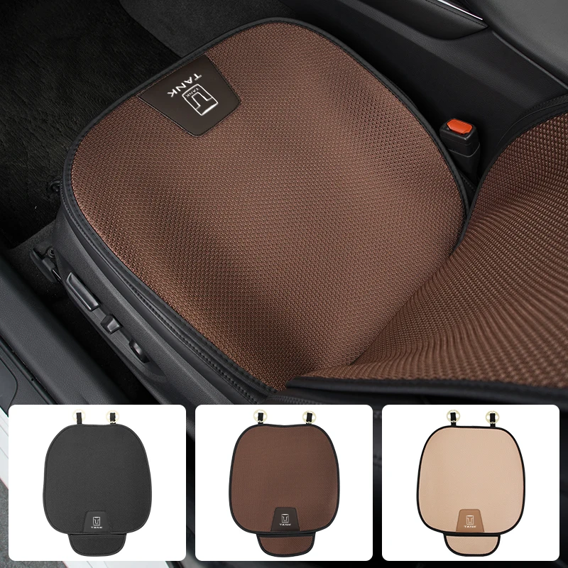 Car Seat Ice Silk Cushion Breathable Backrest Protector Cover Interior For Great Wall GWM Tank 300 City 300 Border 400 500 PHEV 6