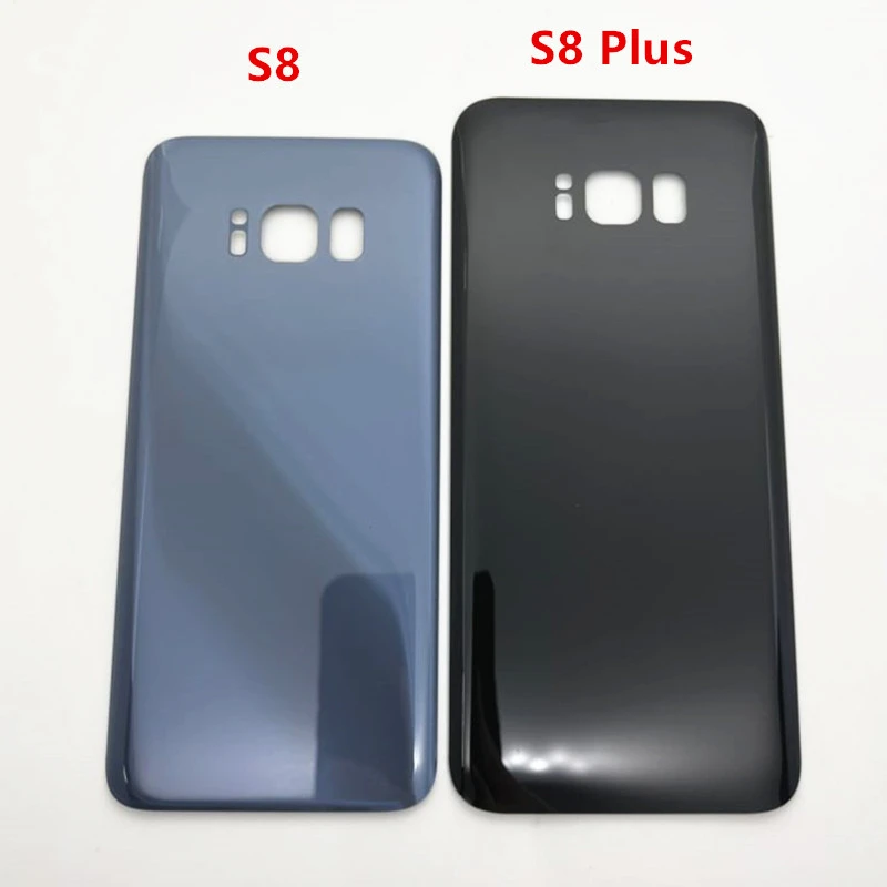 Battery Cover For Samsung Galaxy S8 Plus G955 G955F / S8 G950 G950F Back Rear Door Case Glass Panel Housing Case