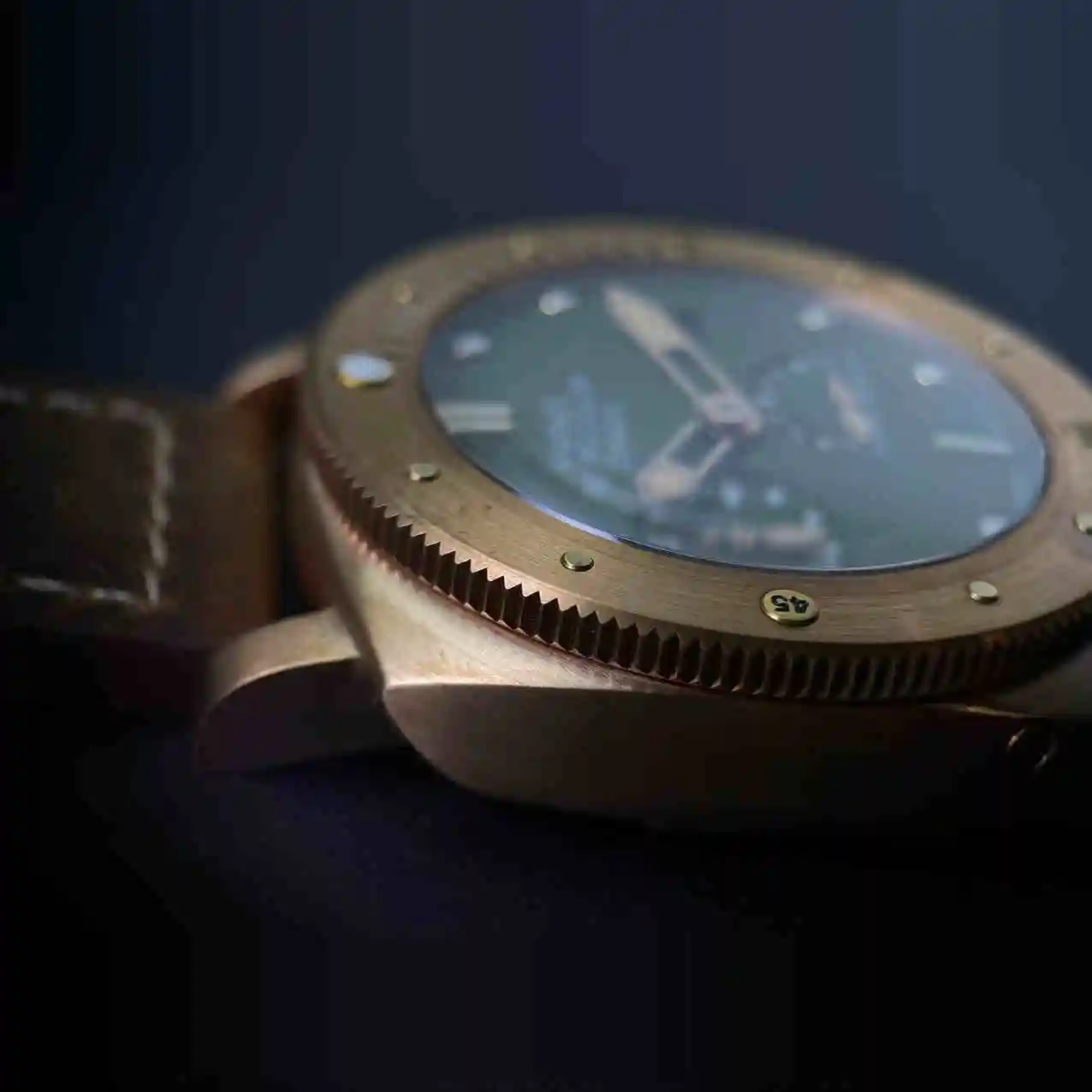 47MM Large Size Bronze Automatic Mechanical Men's Watch Luminous Diving Outdoor Sports fashion Trend