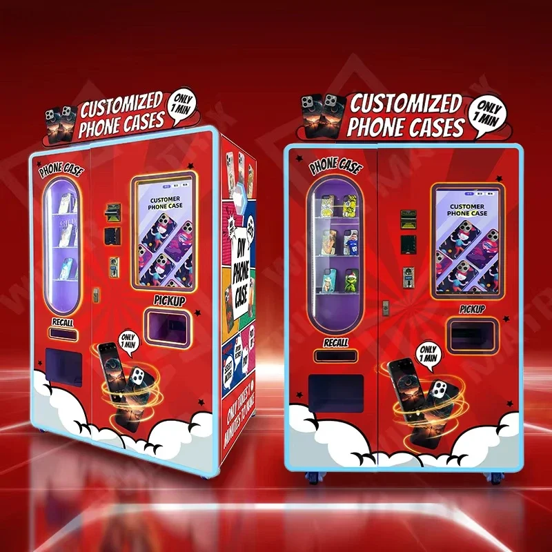 آلة بيع ذكية أوتوماتيكية بالكامل آلة طباعة حافظات الهاتف جهاز الخدمة الذاتية التلقائي للحالات المخصصة #1