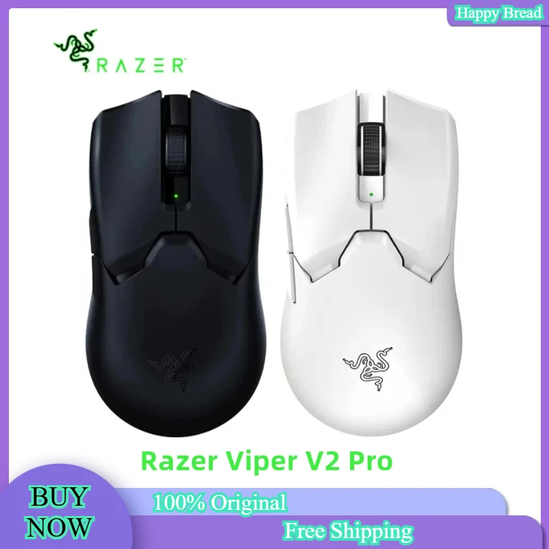 

Razer Viper V2 Pro Hyperspeed Wireless Gaming Mouse: 58g Ultra Lightweight - Optical Switches Gen-3 - 30K DPI Optical Sensor