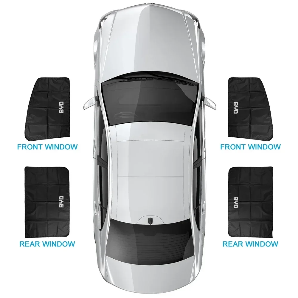 Car Side Window Shade Curtain Auto Accessories For BYD Tang F3 E6 Atto 3 Yuan Plus Song Max F0 G3 I3 Ea1 Dmi 2din 2014 G6 Qin