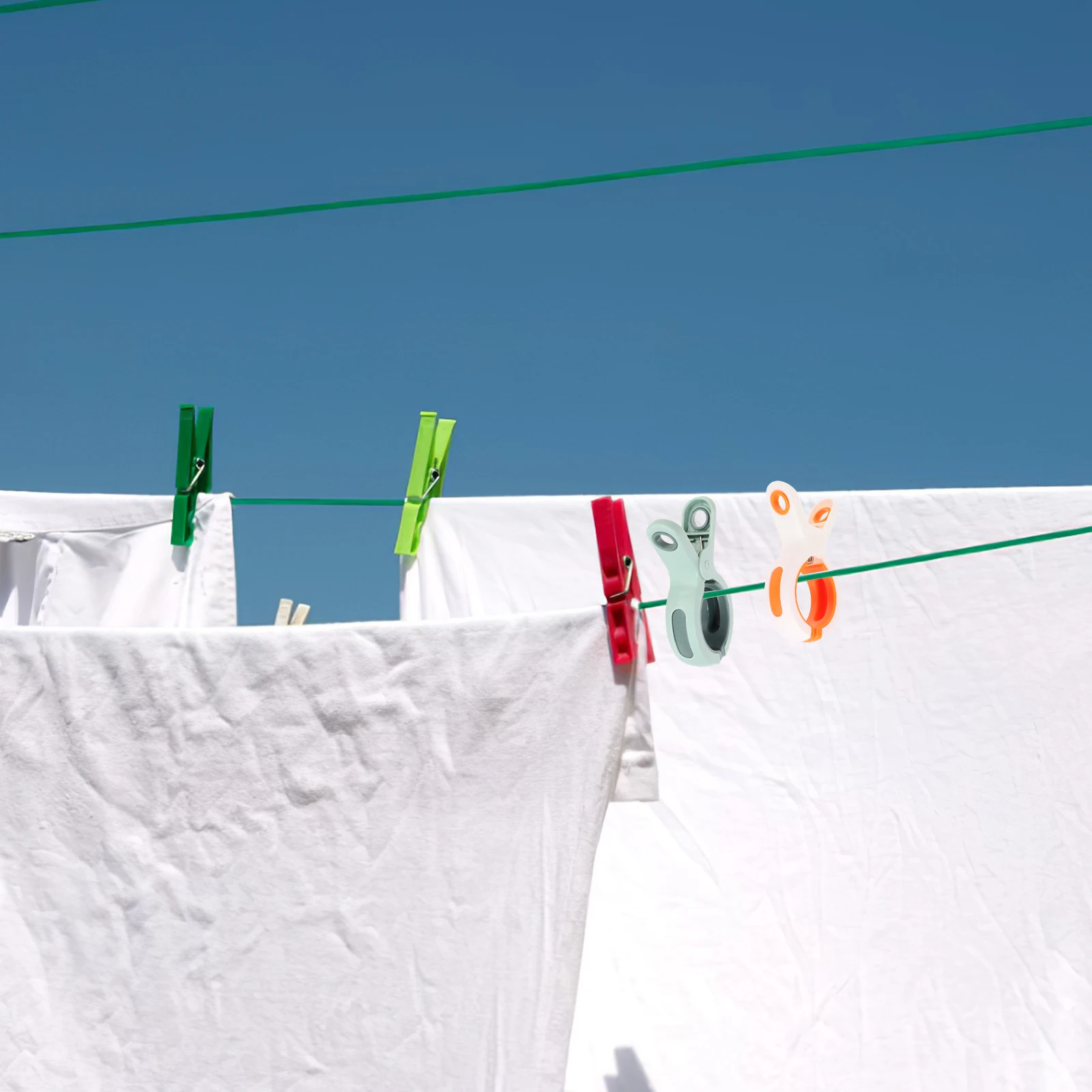 

9pcs Anti-Slip Towel Clips Plastic Clothes Clips For Beach Towel Clamp Fixing Hanging Drying Quilt Clothing Holder Clamp