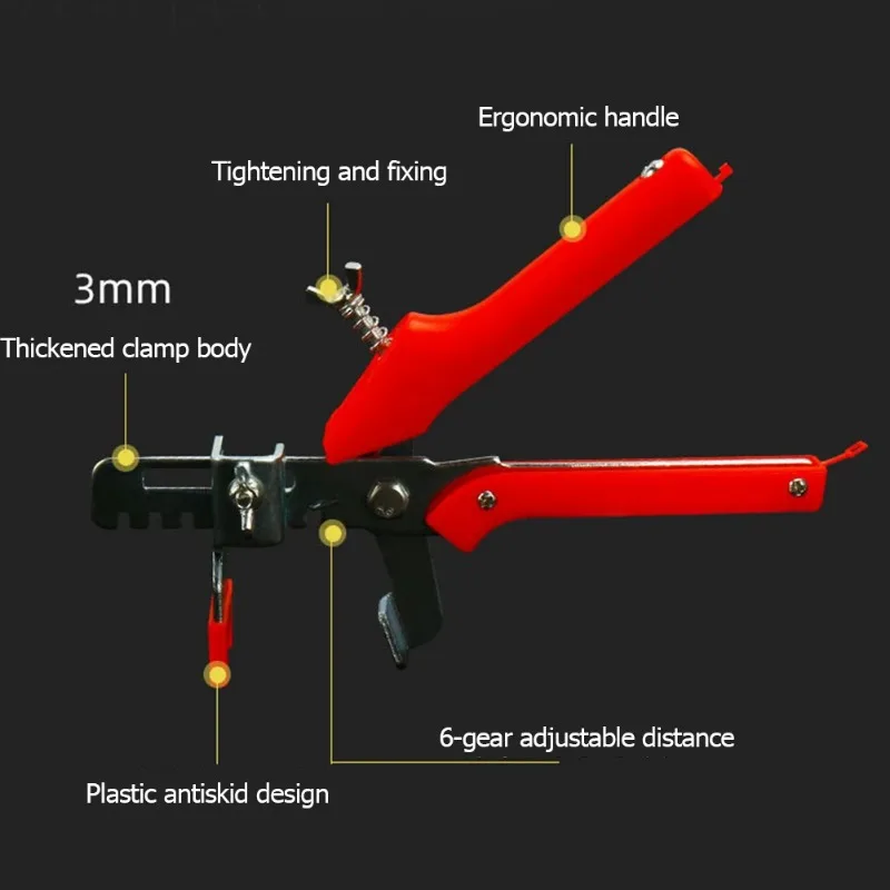 Professional Wall Floor Tile Leveling System Pliers Tile Balanced Device for Tile Laying Clips Wedges Alignment Tools