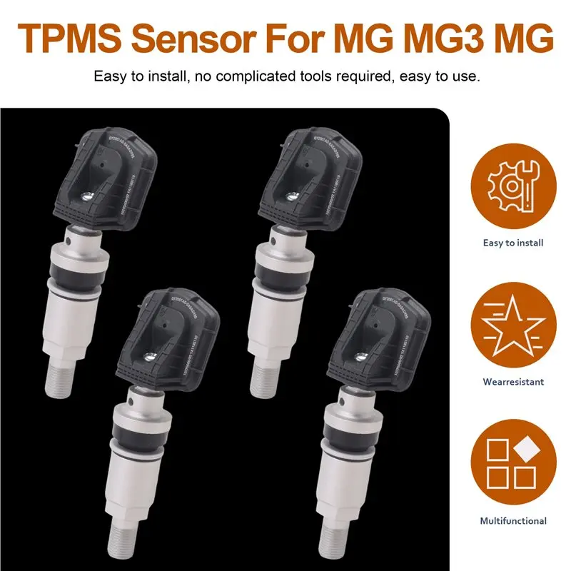 Dependable-4PCS 10290600 TPMS Tire Pressure Sensor 433Mhz For MG MG3 MG4 MG5 MG6 ONE Pilot ZS GS EHS EZS EV HS Astor