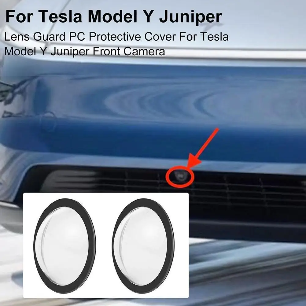 

Для Tesla Model Y Juniper Панорамный объектив Защитный чехол Набор переднего бампера Крышка объектива камеры Защитный чехол