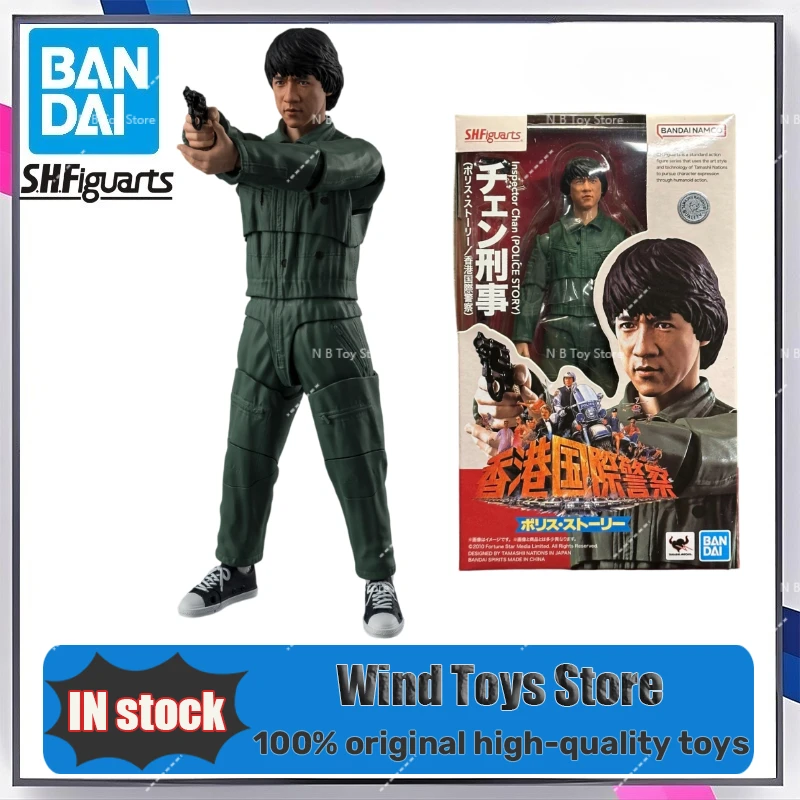 Auf Lager Bandai S.H.Figuarts SHF Police Story Jackie Chan Actionfigur Modell Spielzeug Sammeln Sie Geschenke
