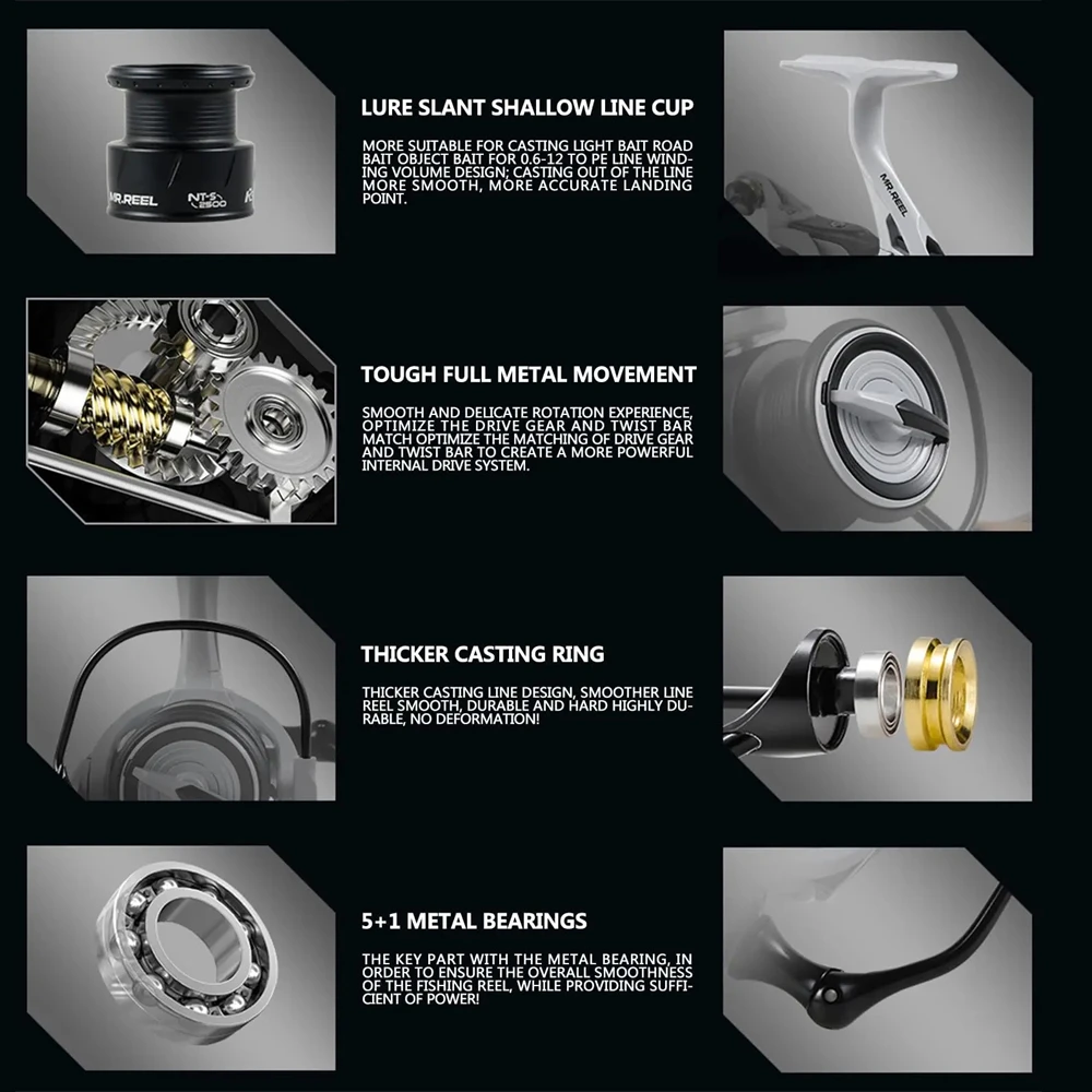 Metal Spinning Fishing Reel 5