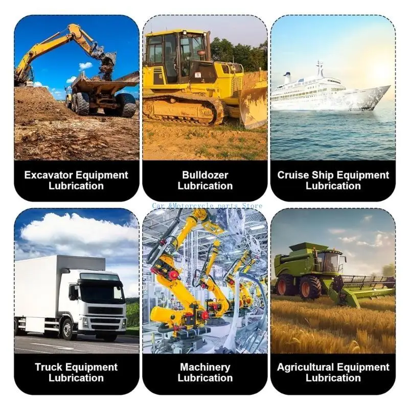 y9uc بنادق الشحوم تركيب أدوات الشحوم مقرنة محول الشحوم مدافع قارن الشحوم