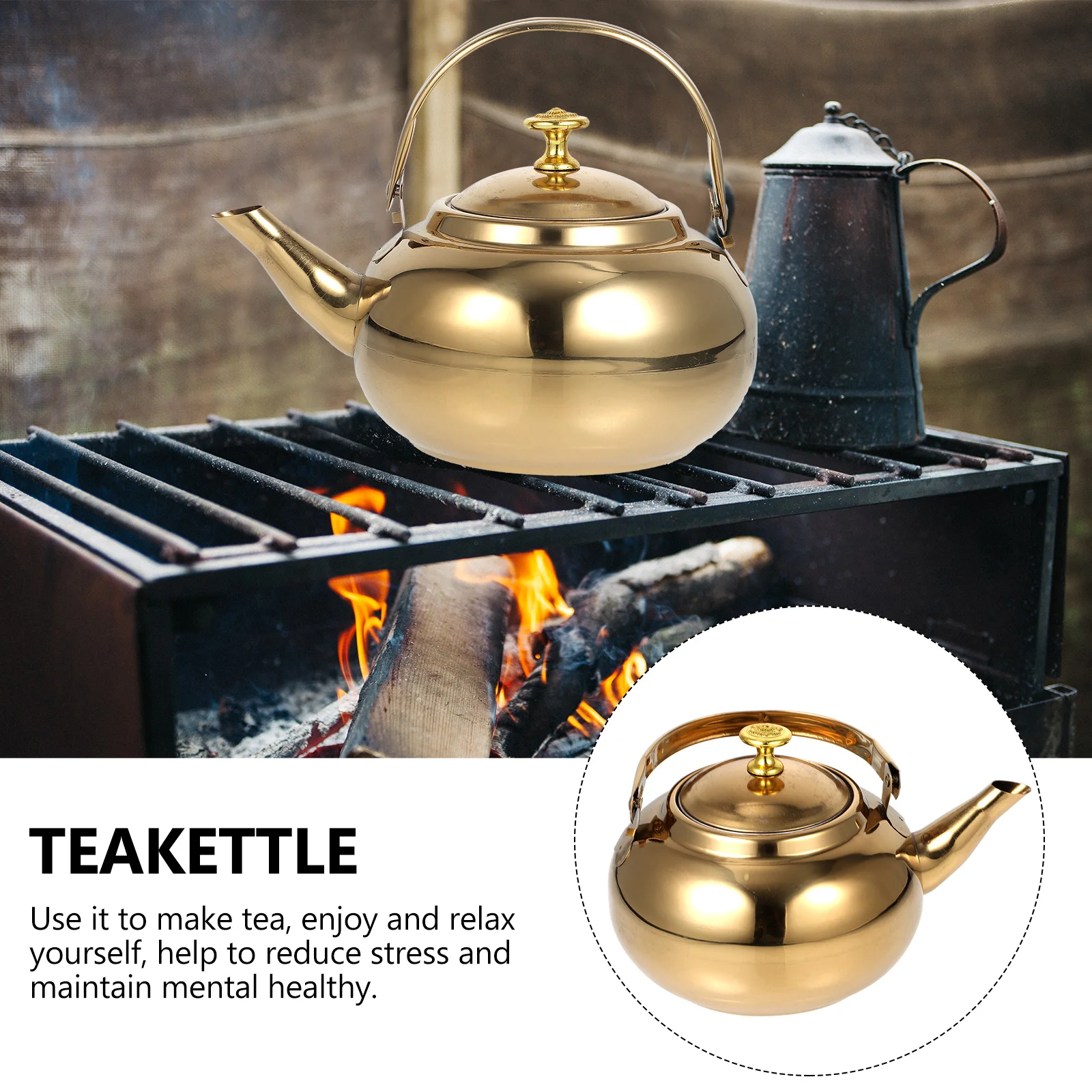 Stainless Steel Exquisite Pot Coffee Kettle Hot Water Machine Home Universal Boiling Teapot