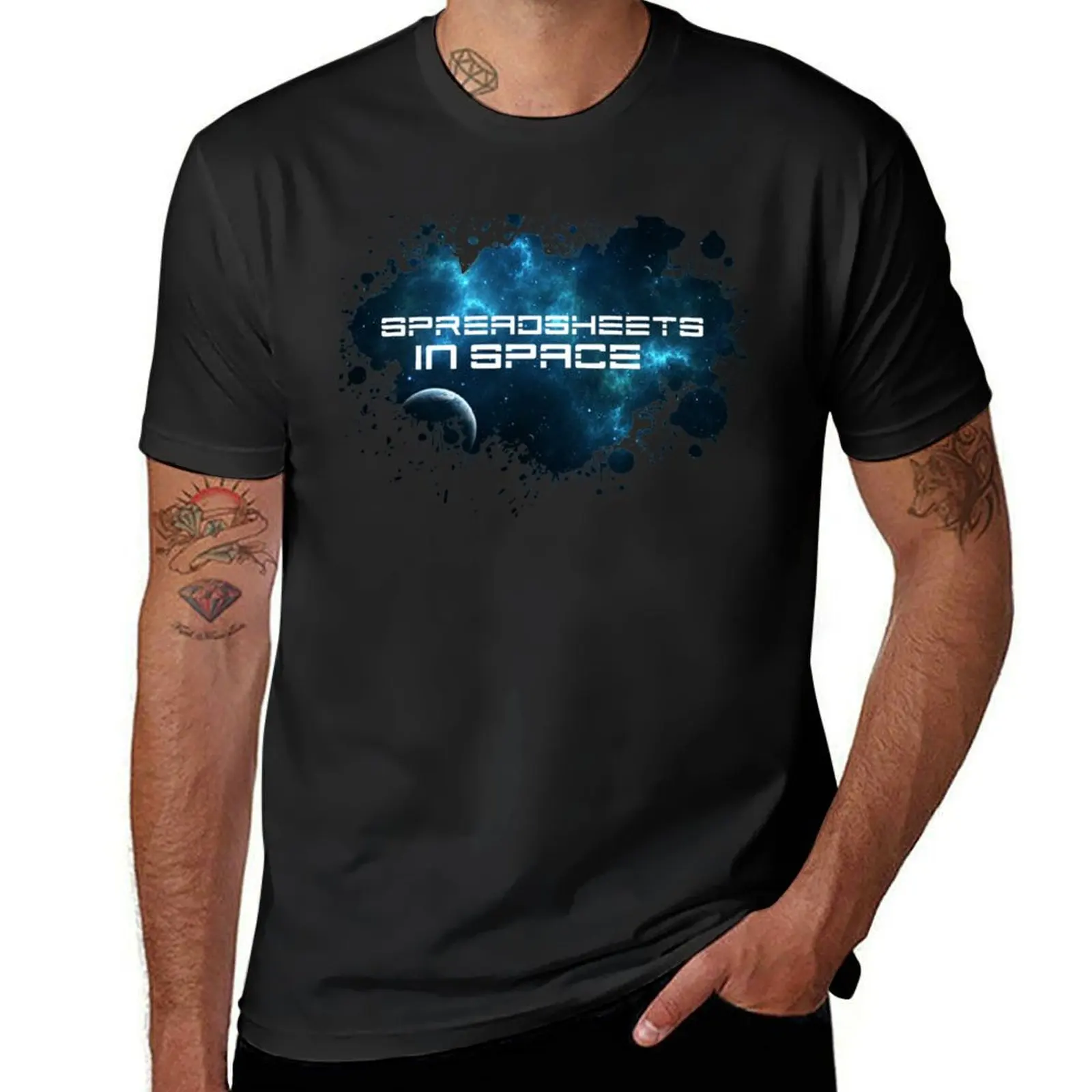 Spreadsheets in Space - EVE Online T-Shirt anime plus sizes vintage customs design your own big and tall t shirts for men