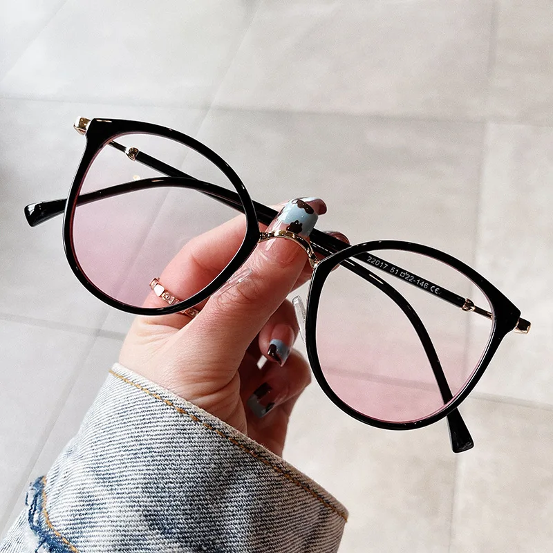 Korean Stylish Women\'s Glasses Frame High Quality Blue Light Blocking Eyeglasses Woman New Fashion Female Eye Glasses