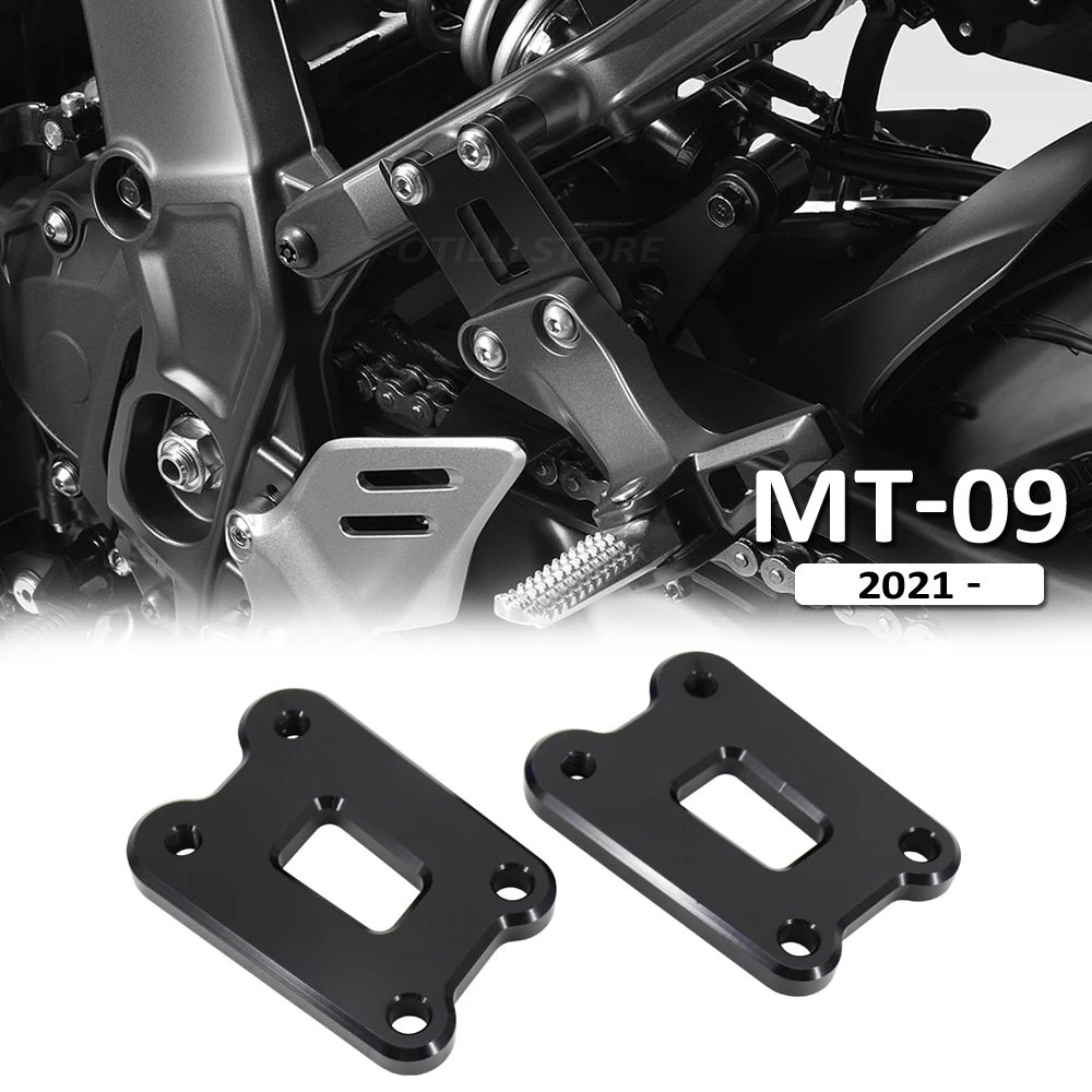 

Motorcycle Accessories Parts Foot Pegs Lowering Kit Passenger Footrests Supports Kit For YAMAHA MT-09 MT09 Motorbike Parts