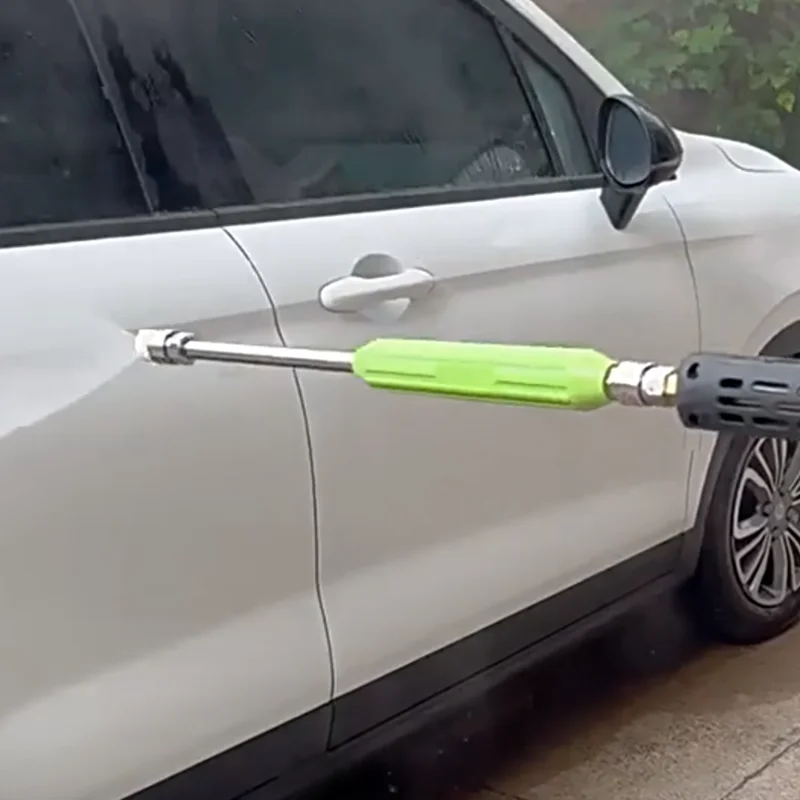 

Pressure Washer Extension Wand 35cm Stainless Steel Power Washer Lance with Protective Cover 1/4'' Connect Car Wash Accessories