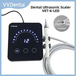 Dental Ultrasonic Scaler Machine With Led Light To Remove Tooth Calculus Smoke Stains Oral Care Teeth Cleaning Dentist Equipment