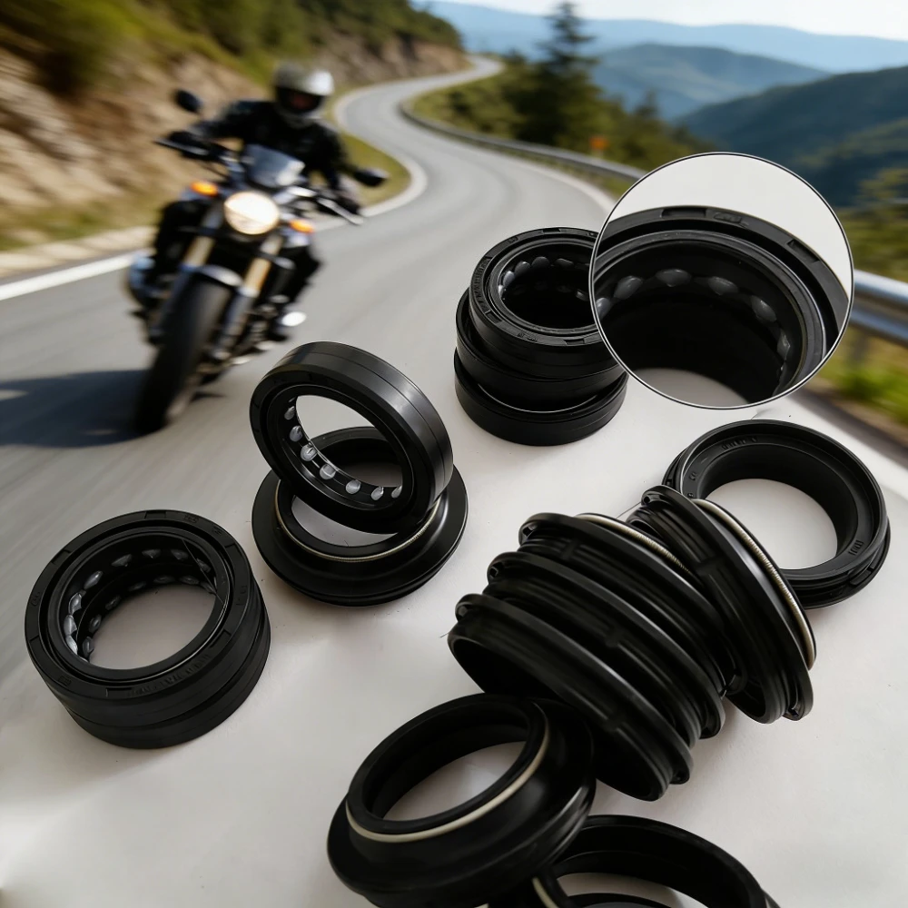 43x55x11 43*55*11 Front Shock Fork Damper Shaft Oil Seal 43 55 Dust Cover Lip For YAMAHA BT1100 BT BULLDOG 1100 2002-2006 2005
