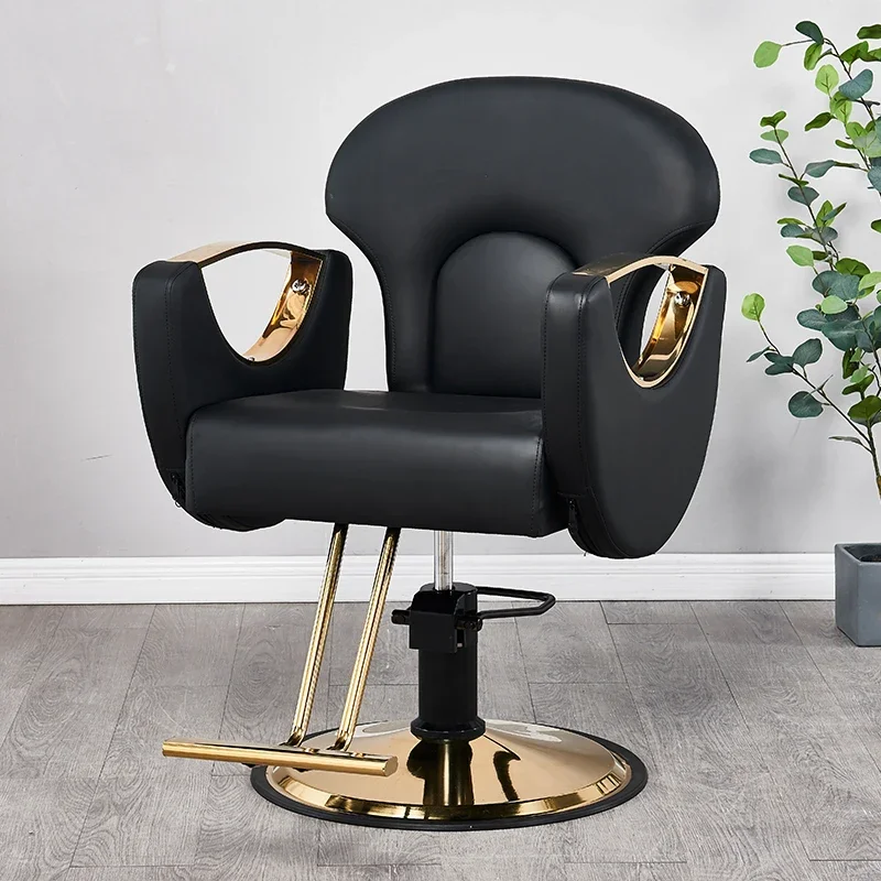 

Aesthetic Swivel Barber Chair Backrest Gamer Beauty Furniture Barber Professional Hairdressing Accessories Salon Hair Cadeira