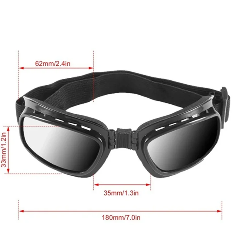 Motorcycle Multi-functional Glasses Folding Glasses Folding Sand Dust-proof Sponge Goggles Outdoor Anti-shock Protective Glasses