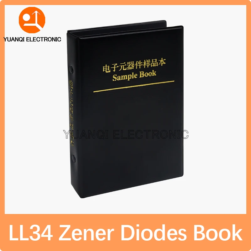 LL34 SMD Zener Diode Sample Book LL4148 1/2W 2V-47V 34Values Package 0.5W Series Commonly Used Assorted Kit