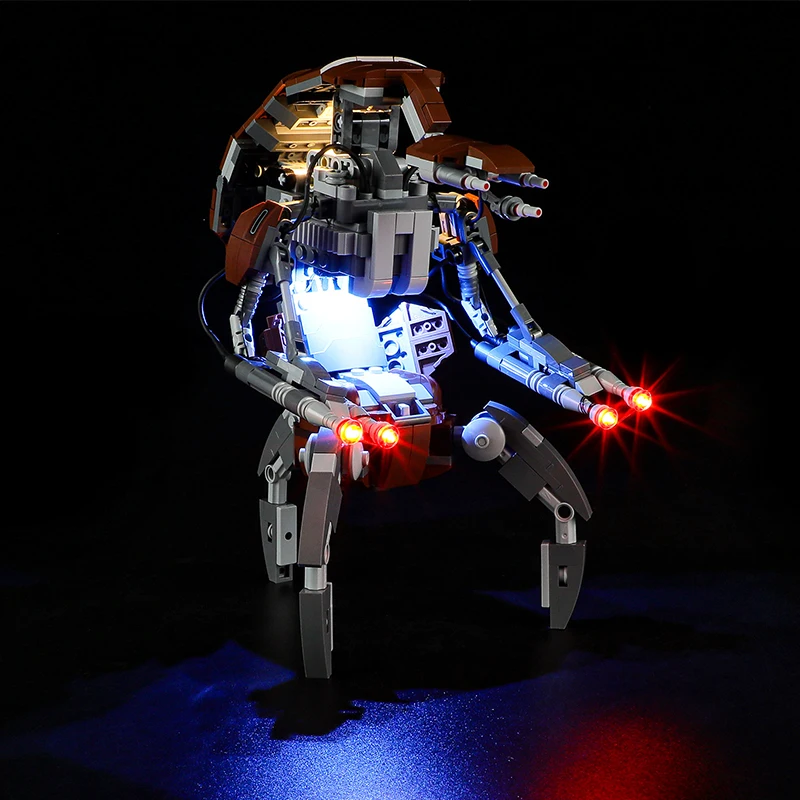 DIY LED Light Kit For LEGO 75381 Robot Building Block Set (Only LED Light,Without Blocks Model)