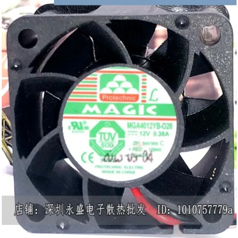 New Cooler Fan for MGA4012YB-028 4028 12V 0.38A server cooling fan 4CM 40*40*28MM