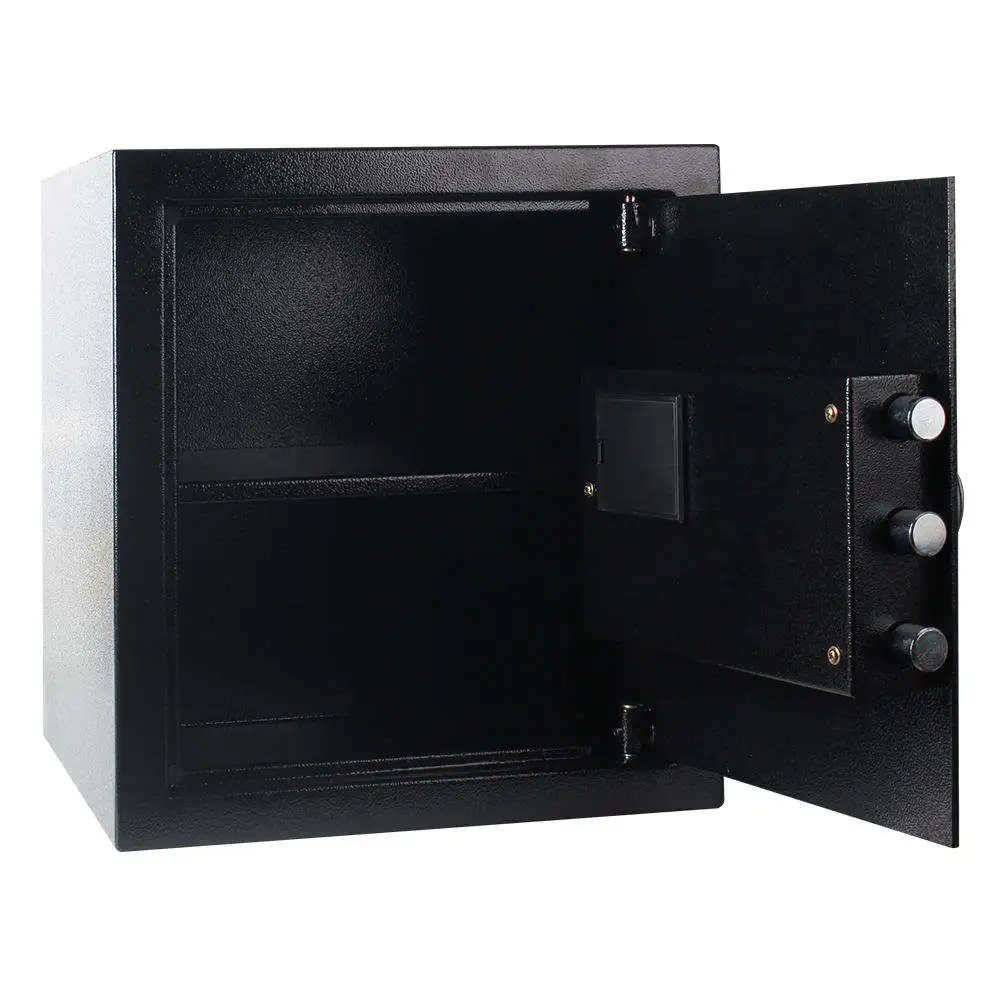 Caja de seguridad Digital de acero para el hogar, venta directa de fábrica, con Wifi y bloqueo de huellas dactilares, para almacenamiento doméstico, Al002-36