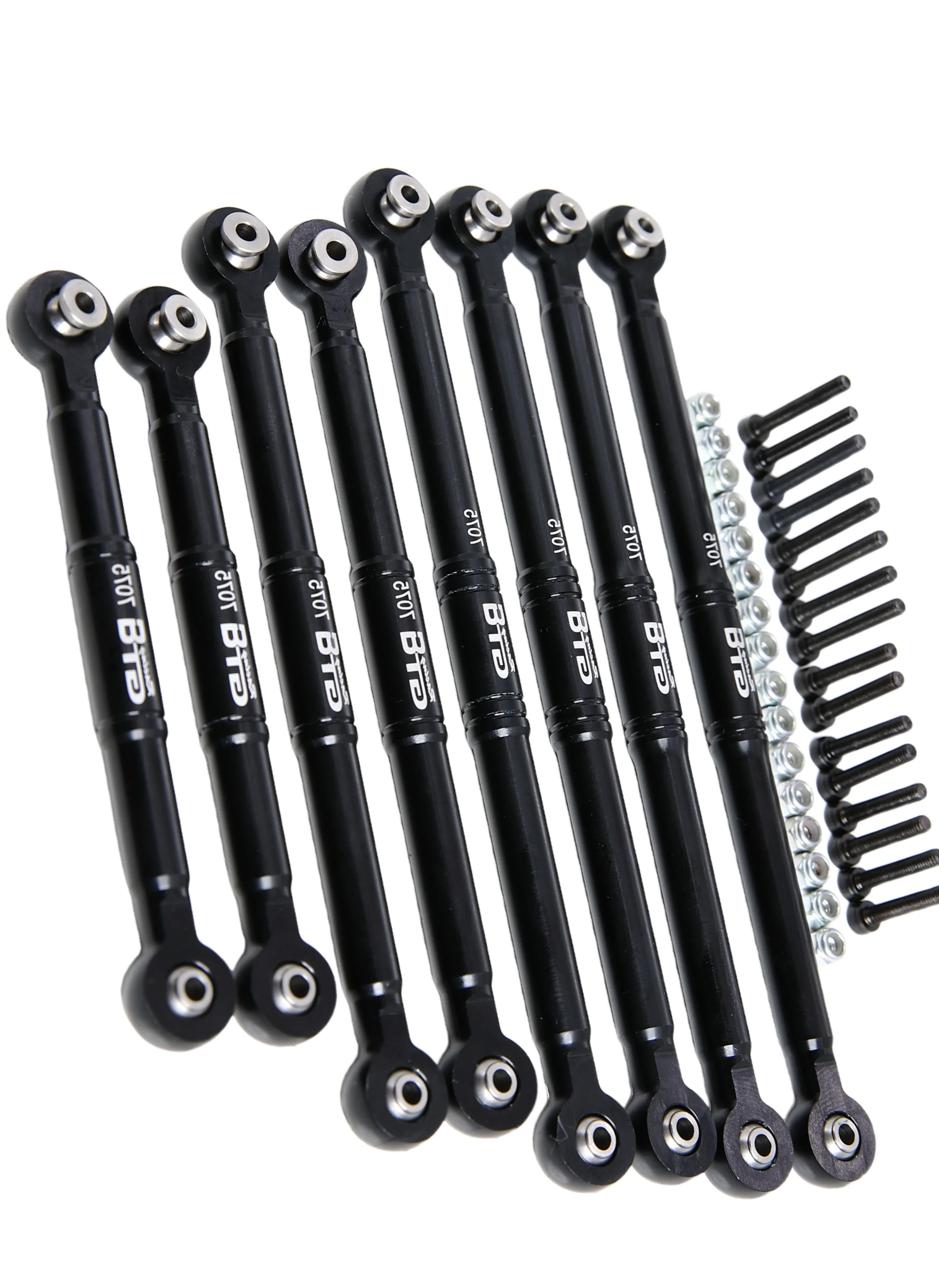 GTB CNC Aluminum 7075 Link Arms Set for 1/8 RC Car Kyosho Mad Force Kruiser FOXX Mad Crusher New USA-1 Upgrade Part