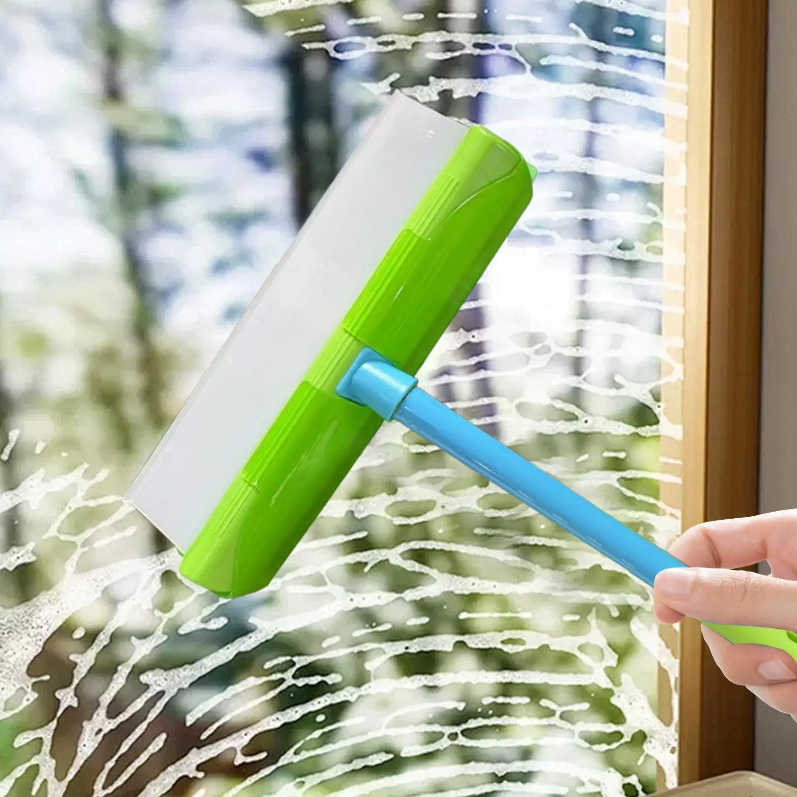 window cleaning scraper Silicone Mirror Cleaner Tool Window Squeegee Cleaning Scraper for Bathroom Kitchen Floors