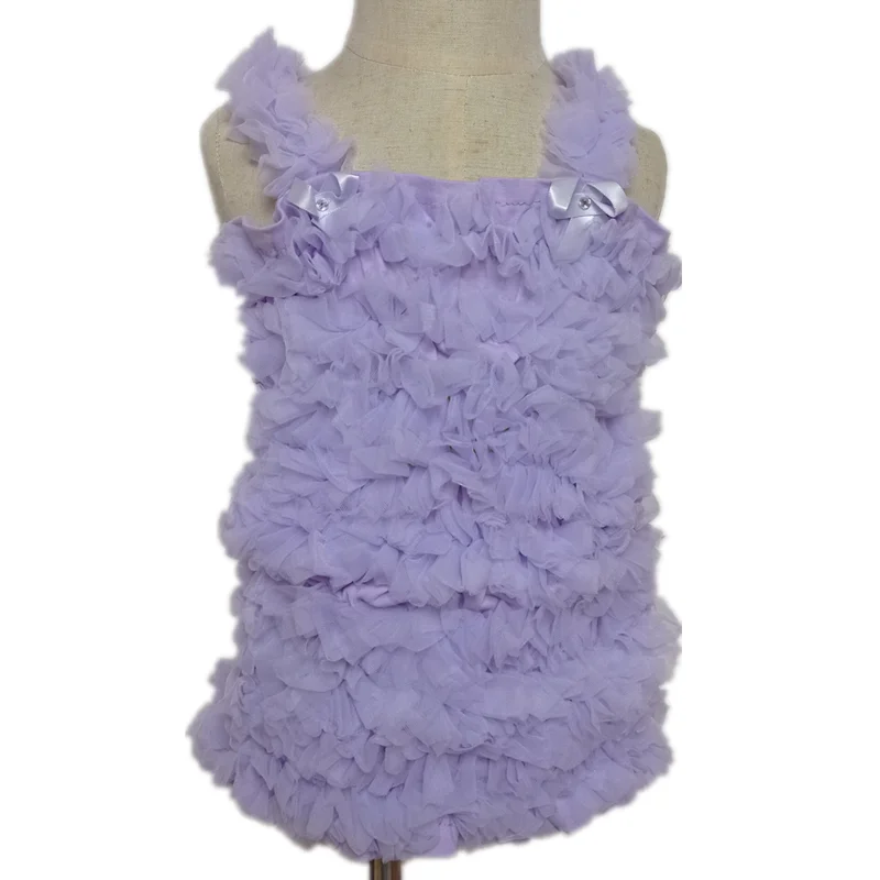 

Girls Ruffle Tops light purple color girls petti tops with ruffle girls tops