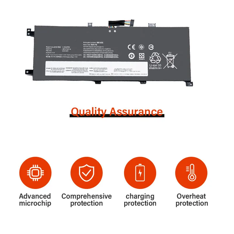 Batterie pour Lenovo ThinkPad L13 Yoga Series, L18SafeP90, L18C4P90, SB10T83119, SB10T83177, SB10T83 sacrifice, 5B10W13935, 46WH