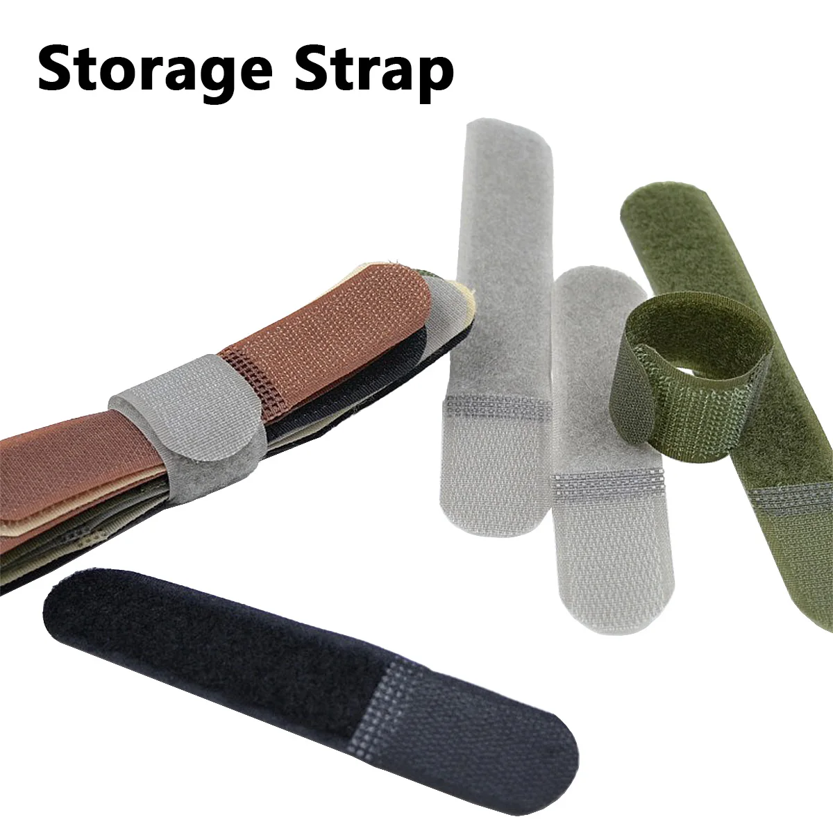 

Тактический Molle, 5 шт./упак., кабельные стяжки, ремень, лямка, аккуратный органайзер, фиксирующий крючок, петля, ручка, оберточный шнур, многоразовые ограничители