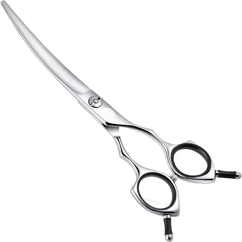 

7.5 Inch 440C Steel 25-Degree Curved Scissors Shears