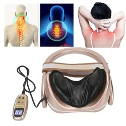 Masajeador eléctrico portátil para cuello, herramientas de tracción para aliviar el dolor, columna Cervical, columna vertebral, soporte de hombro