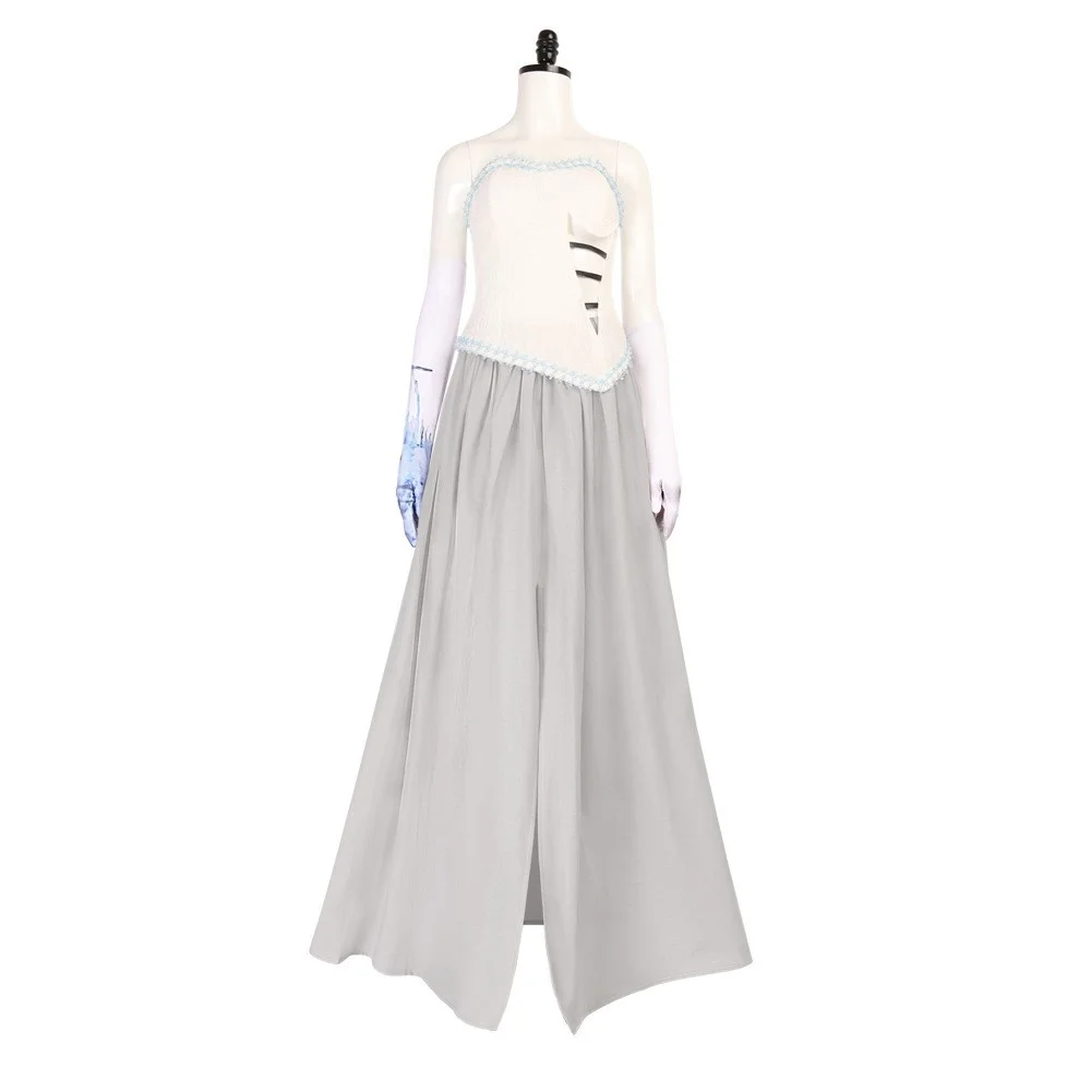 Zombie Bride loween Costume Skirt Wedding Dr Role-plang Cosplay Victorian Ghostly Gown Women's Traditional Ethnic Wear