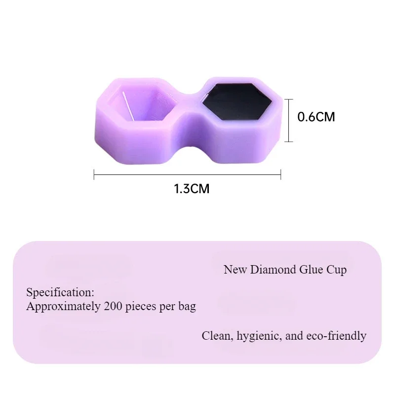 200 قطعة رمش تمديد الغراء كأس صينية أدوات ماكياج رمش تمديد اكسسوارات جلدة لوازم الماس رمش الغراء تأخير كوب