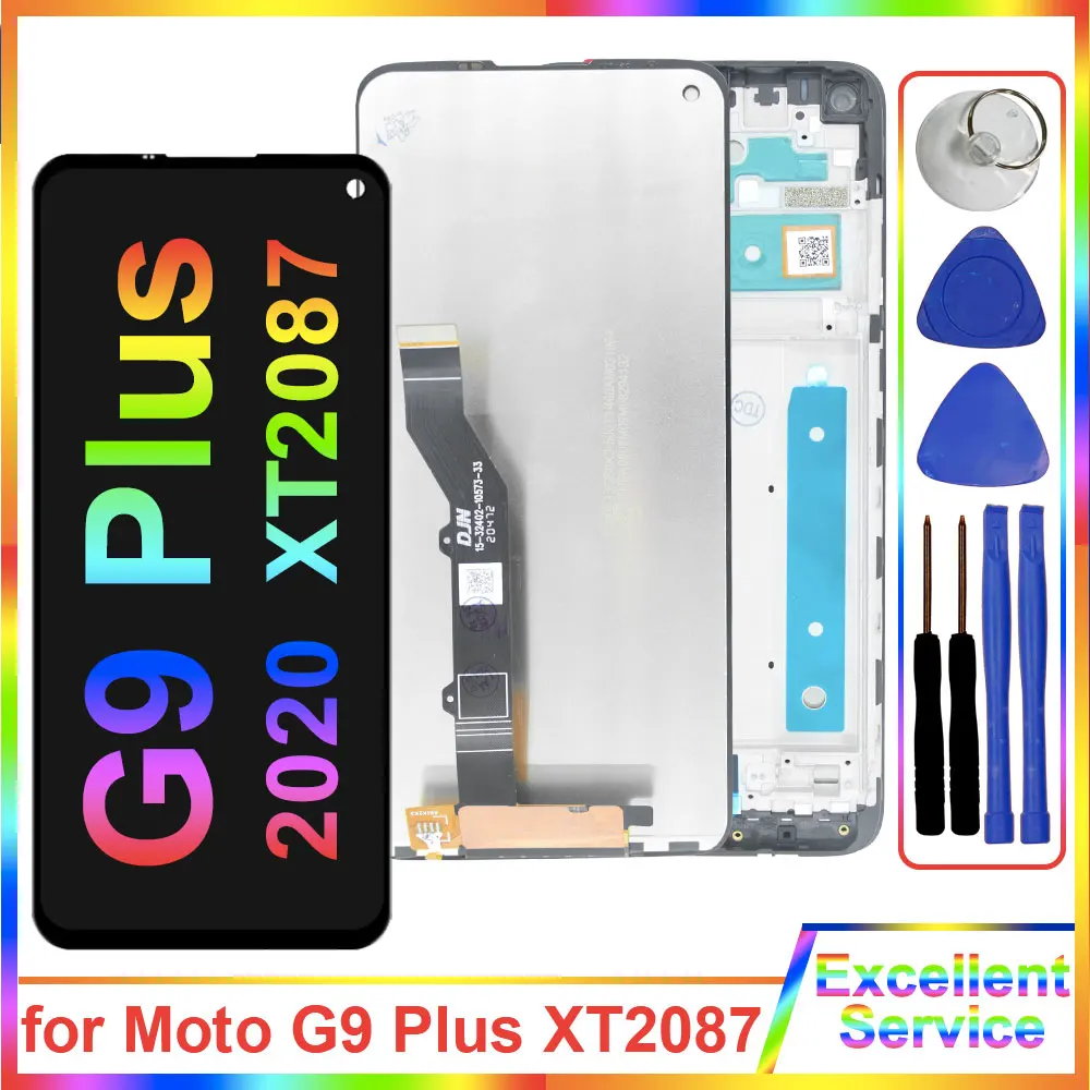 

6.81'' LCD for Motorola Moto G9 Plus XT2087-1 LCD Display Touch Screen Assembly Replacement for Moto G9 Plus XT2087 LCD Display