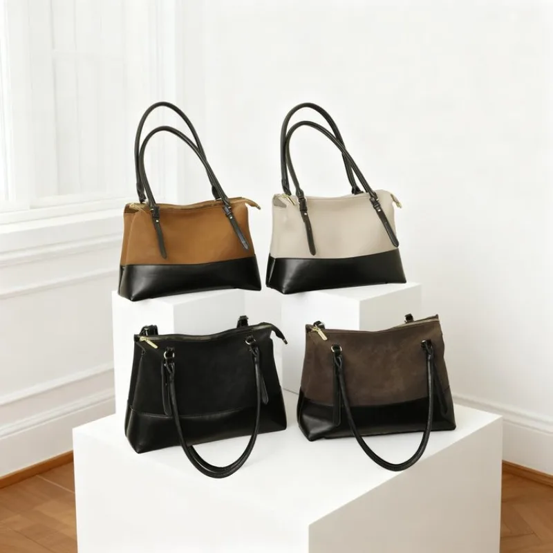 

Luxury Diaper Bag Classic Square Leather Handbag Trendy Commuter Messenger Popular Superstar Show Satchel