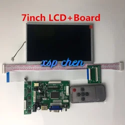 Free Shipping 7inch 60pin VGA + 2AV + HDMI universal TTL display LCD controller HDMI monitor driver board HSD070IDW1 E11 E13 E15