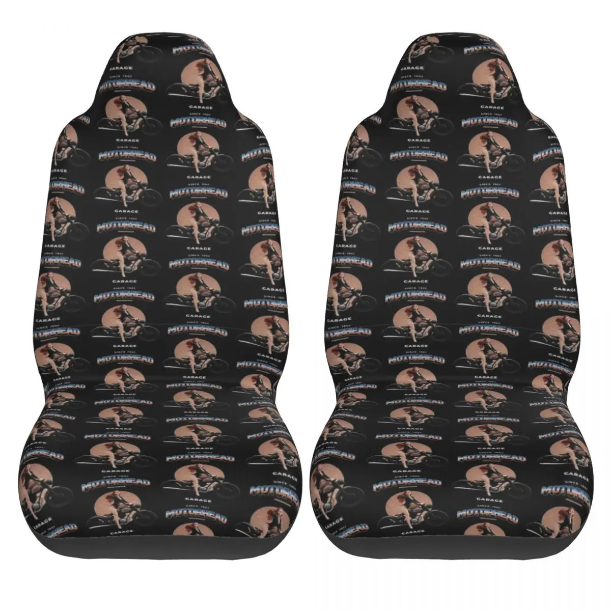 

Чехлы на автомобильные сиденья с головками двигателя, эластичные автомобильные чехлы из полиэстера, 2 шт., универсальный зимний чехол