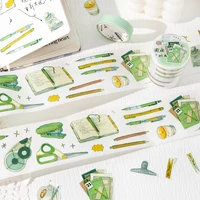 Journal GO 6/5x200cm Instagram Cute Daily Guka Tape Stickers DIY Stationery Scrapbooking Journaling Decorative Masking Tape 4