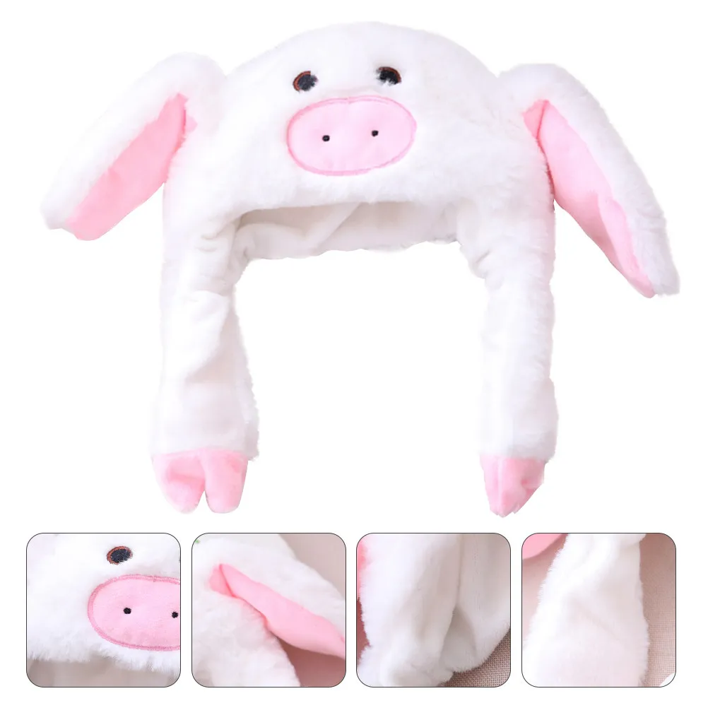 

1Pcs Cartoon Headgear Lovely Pig Hat Creative Festival Party Headdress Stage Performance Photo Prop Party Head Accessories