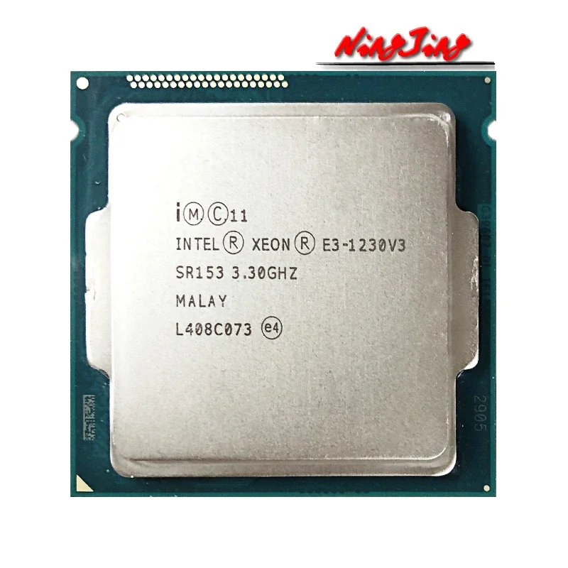 Intel Used Xeon E3-1230 v3 E3 1230 v3 E3 1230v3 3.3 GHz Quad-Core Eight-Thread CPU  8M 80W LGA 1150