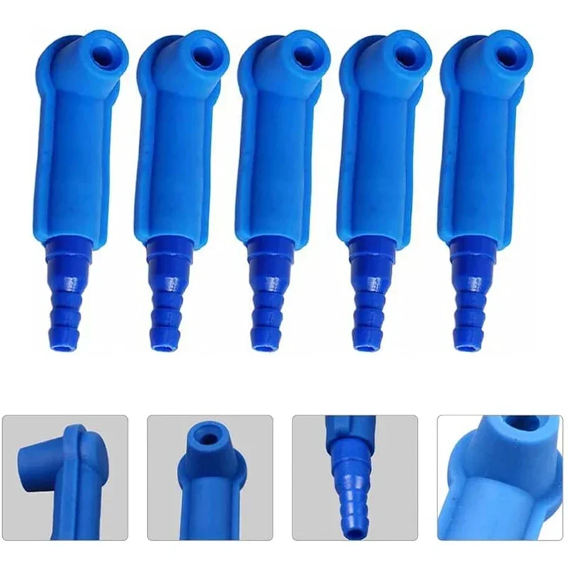 5PCS Car Brake System Fluid Connector Kit Car Oil Pumping Pipe Brake Oil Change Connector Auto Oil Filling Equipment Accessories