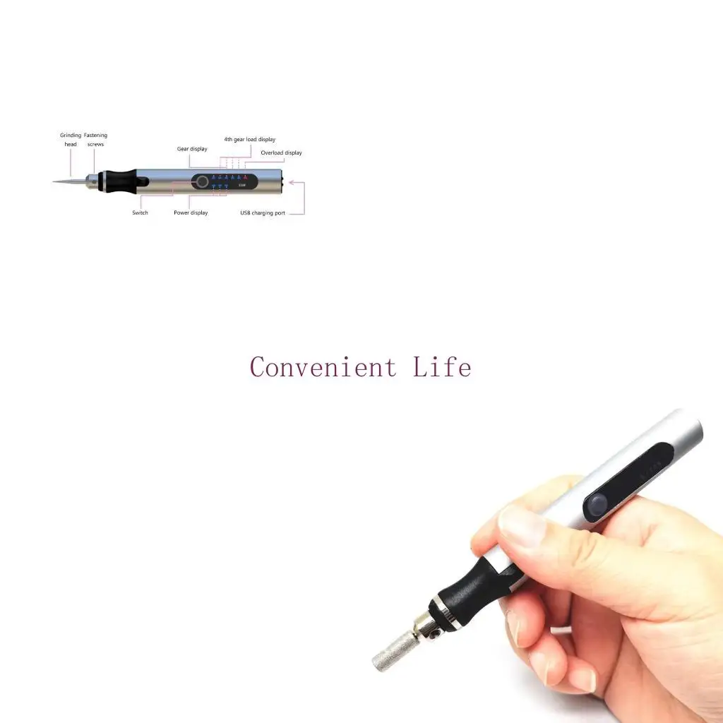 

L1EE Набор электрических пилочек для ногтей Беспроводная дрель для ногтей Профессиональный набор для маникюра и педикюра для для