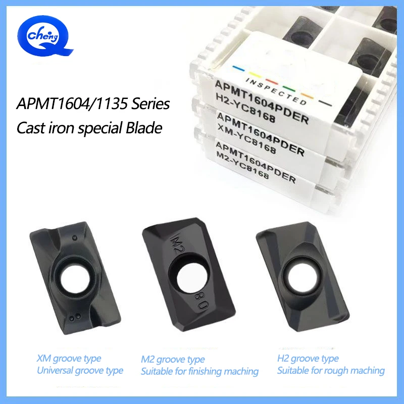 

10 шт./кор. APMT1604PDER APMT1135PDER фрезерные вставки с ЧПУ для стального чугуна с толстым краем и защитой от доставки