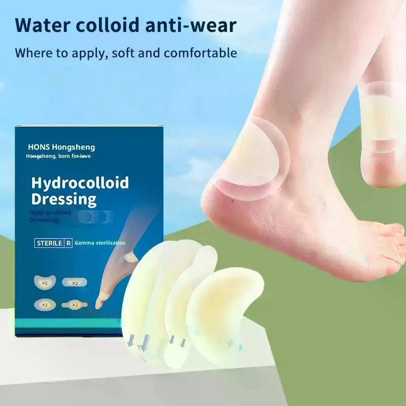 

8pcs Adhesive Hydrocolloid Gel Blister Plaster Heel Anti-wearing Heel Sticker Pedicure Patch Plaster Foot Care Tools
