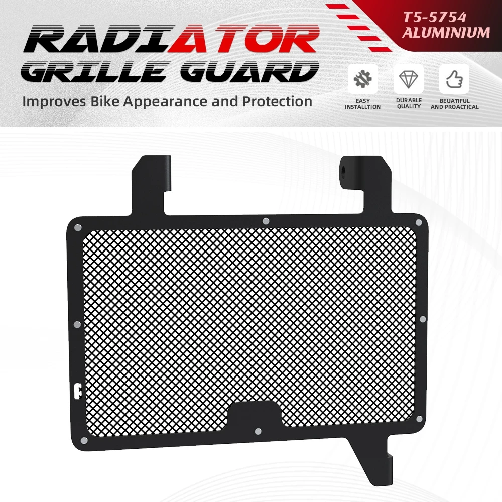 

For Aprilia Dorsoduro 1200 2011-2012-2013-2014-2015-2016 Motorcycle Black Radiator Guard Protector Grille Cover Oil Cooler Guard