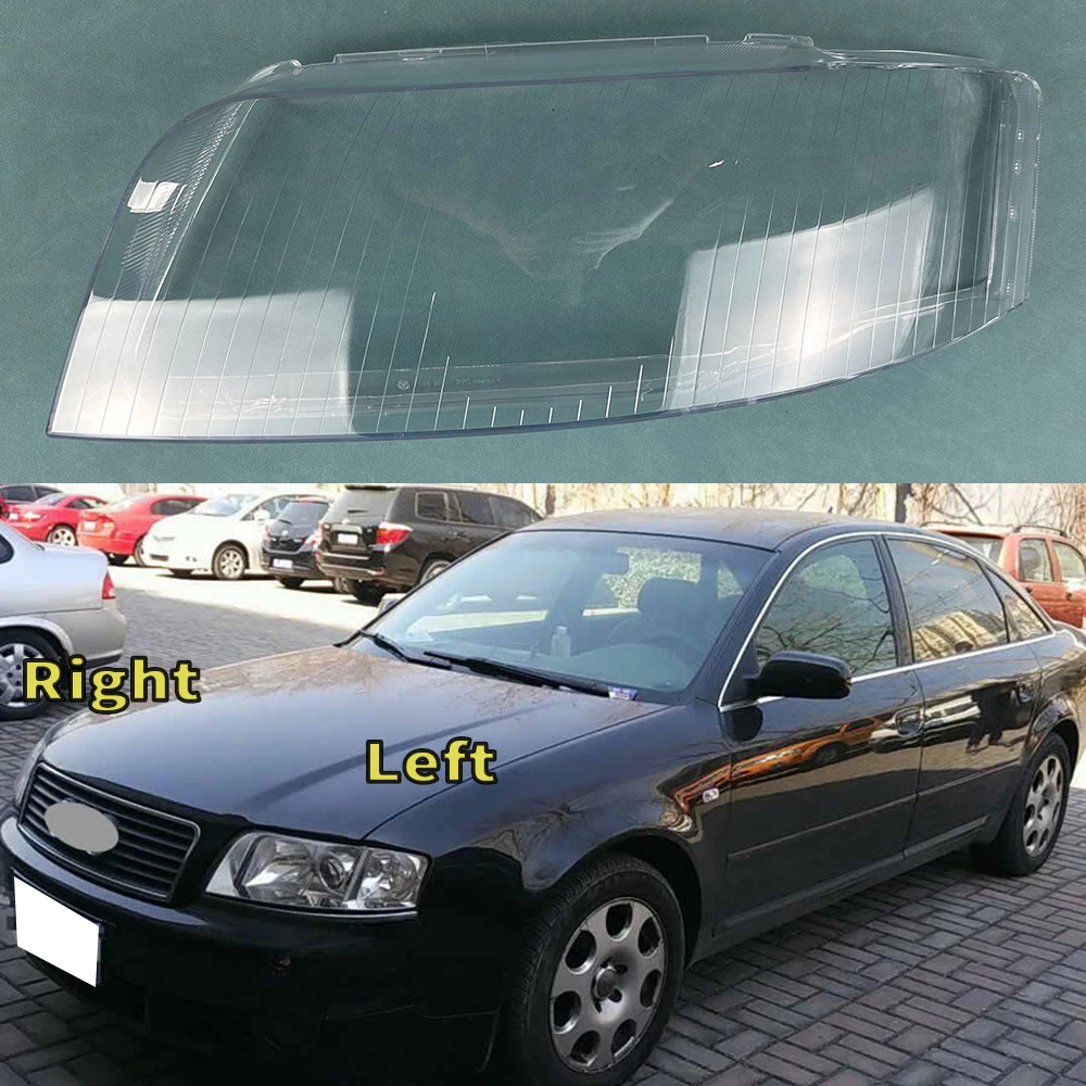 Do Audi A6 C5 2003 2004 2005 Osłona przedniego reflektora samochodowego Automatyczna osłona reflektora Klosz szklany Osłona reflektora Osłona reflektora