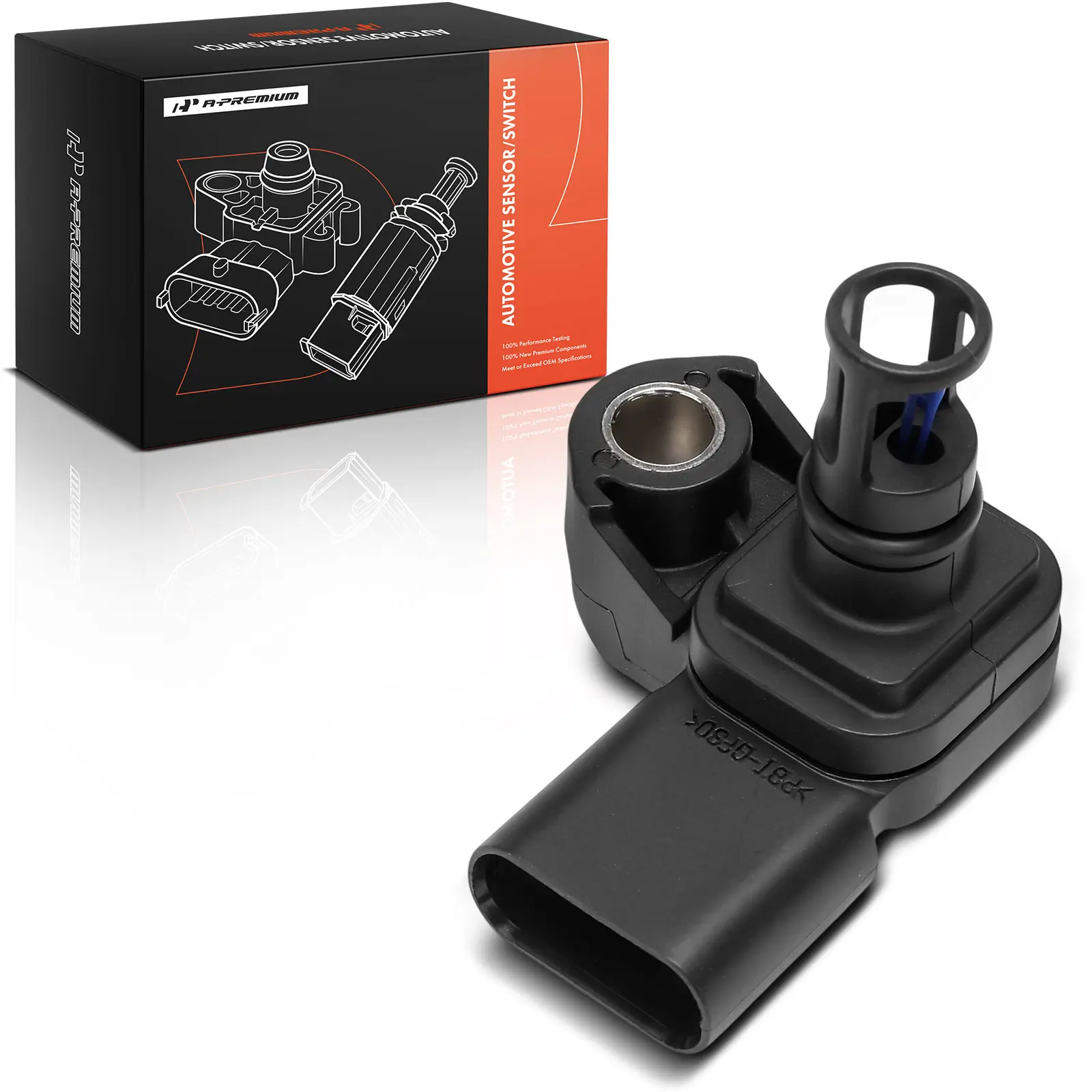 A-Premium Manifold Absolute Pressure Sensor for Chevrolet Silverado 1500 2019-2023 GMC Sierra 1500 2019-2023 Acadia 2020-2022