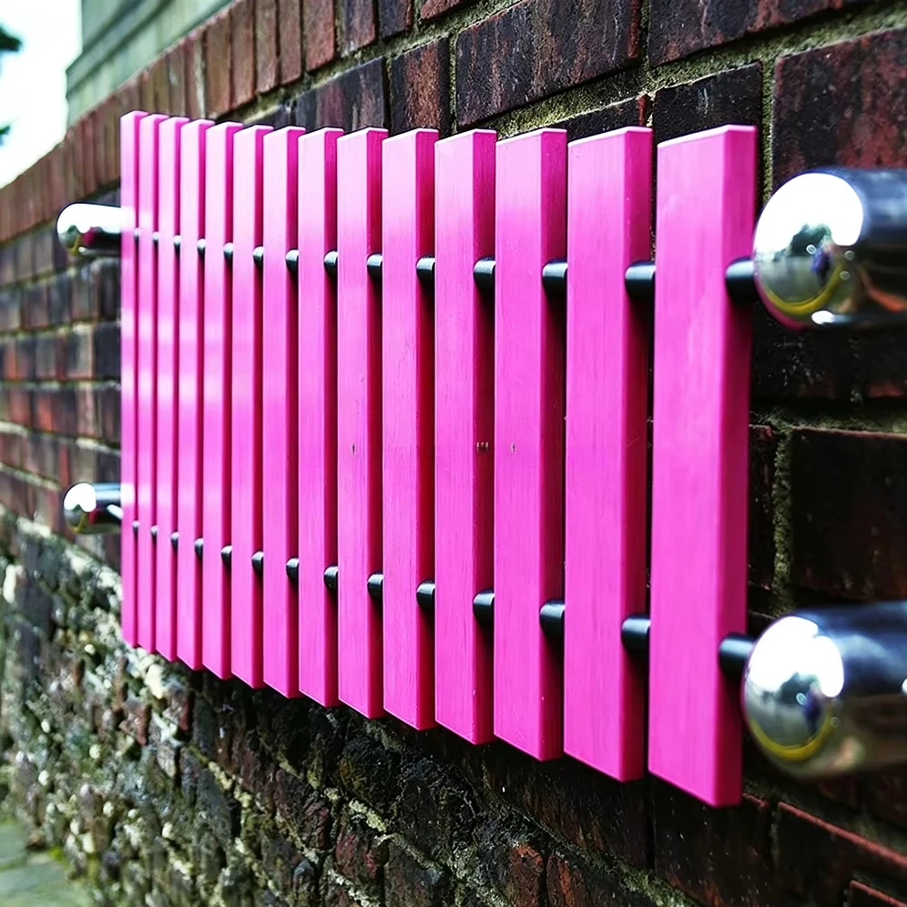 Weatherproof Steel Wall Mounted Xylophone Children Percussion Instrument Kindergarten Outdoor Playground Educational